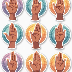 Yoga Symbols - Sticker Sheet v24